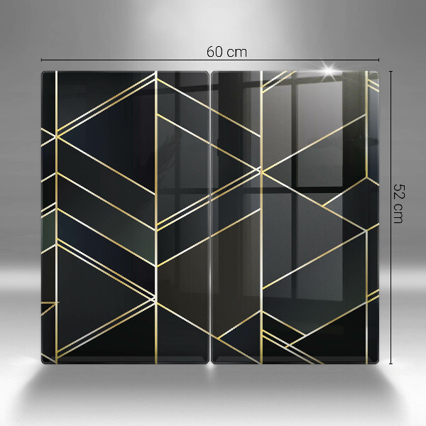 Kitchen worktop saver Abstraction of the triangles