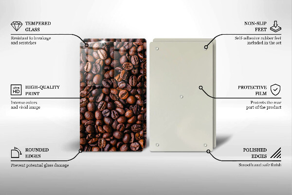 Kitchen worktop saver Coffee beans