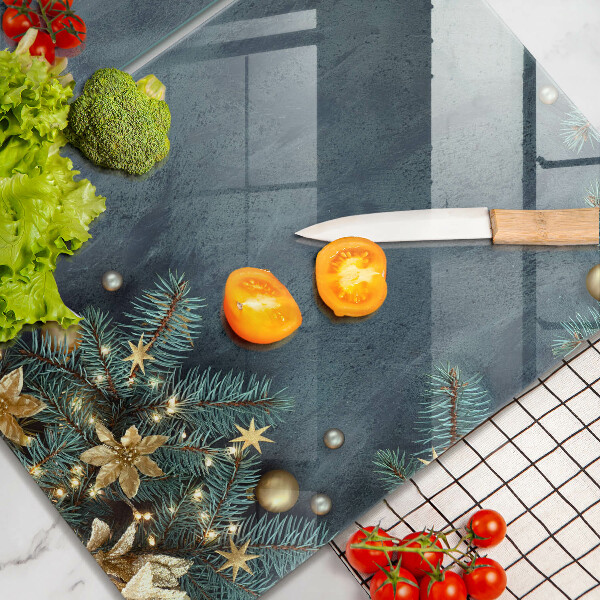 Kitchen worktop saver Christmas decorations