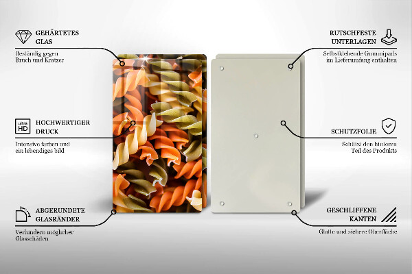 Kitchen worktop saver Fusilla pasta