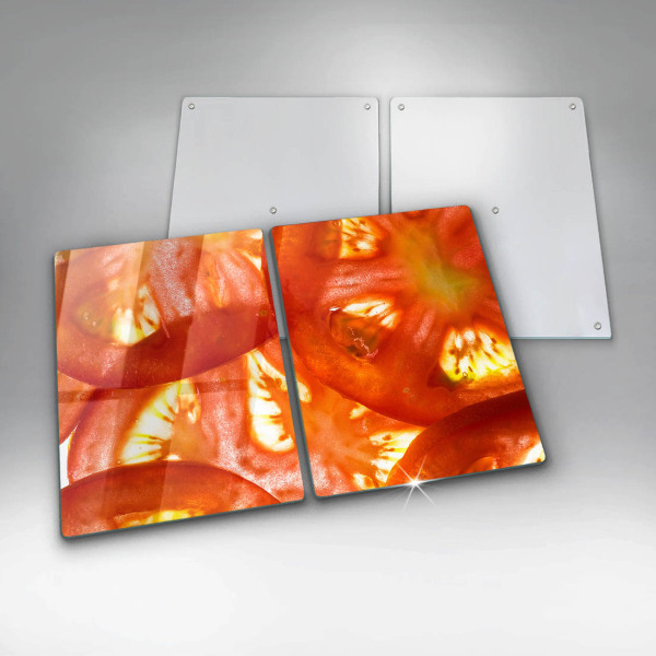 Kitchen worktop saver A slice of red tomato