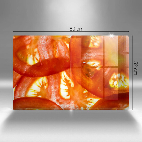 Kitchen worktop saver A slice of red tomato