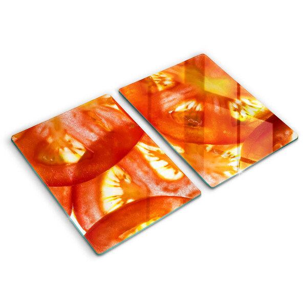 Kitchen worktop saver A slice of red tomato