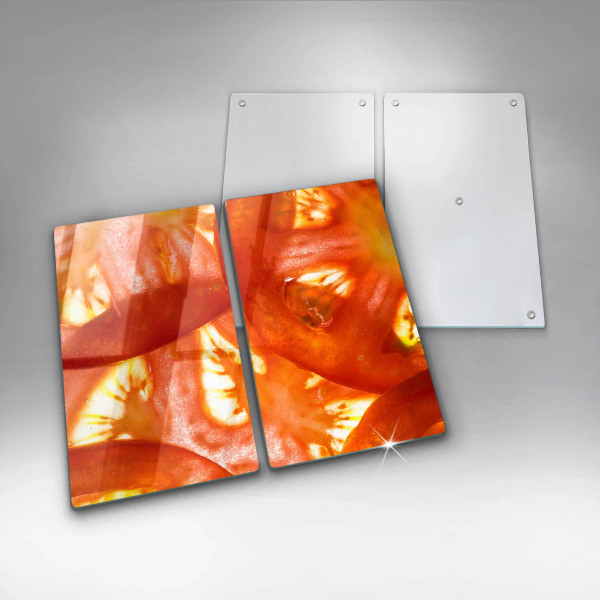 Kitchen worktop saver A slice of red tomato