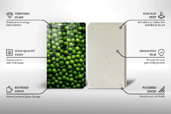 Kitchen worktop saver Green bean