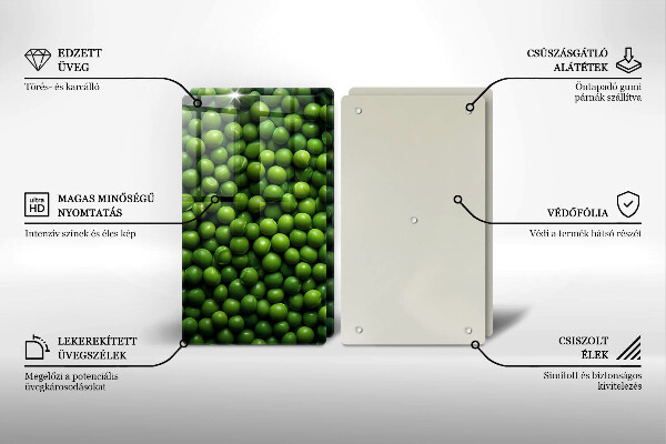 Kitchen worktop saver Green bean