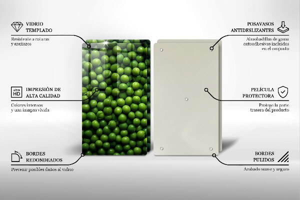 Kitchen worktop saver Green bean