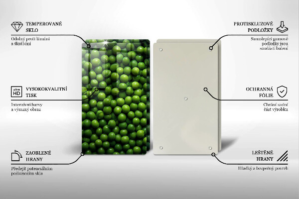 Kitchen worktop saver Green bean