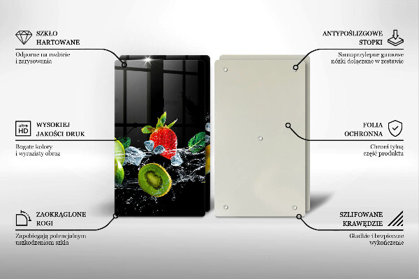 Kitchen worktop saver Fruits in water