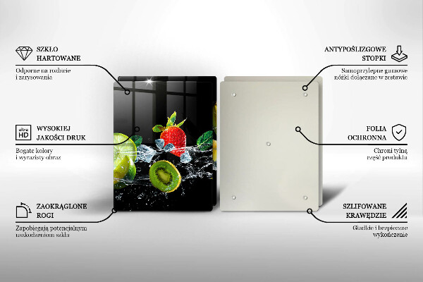 Kitchen worktop saver Fruits in water