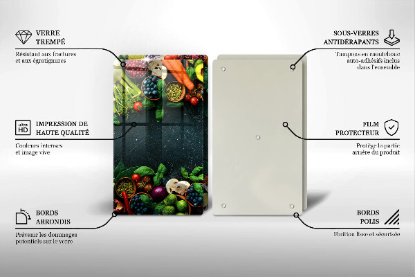 Kitchen worktop saver Fresh vegetables