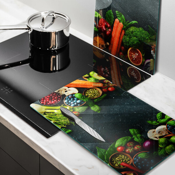 Kitchen worktop saver Fresh vegetables