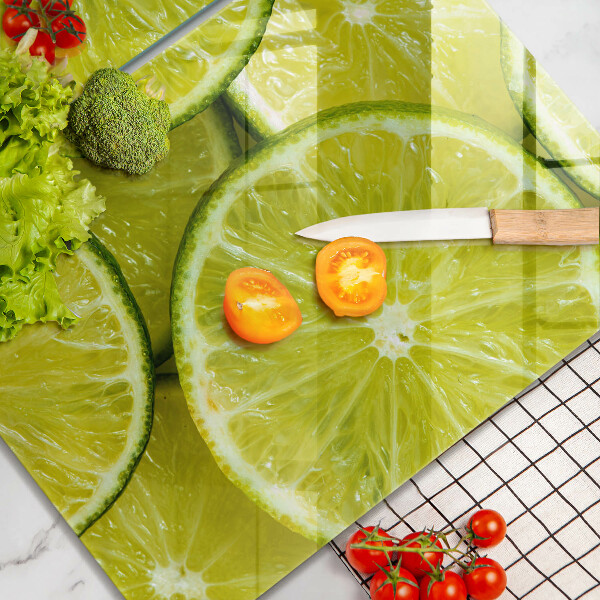 Kitchen countertop cover Lime slices