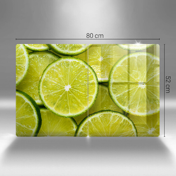 Kitchen countertop cover Lime slices