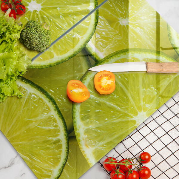 Kitchen countertop cover Lime slices