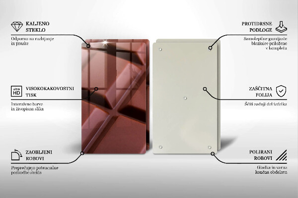 Kitchen worktop saver Chocolate squares