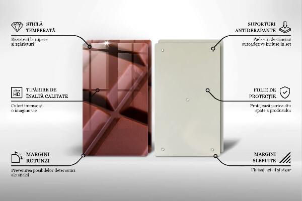 Kitchen worktop saver Chocolate squares