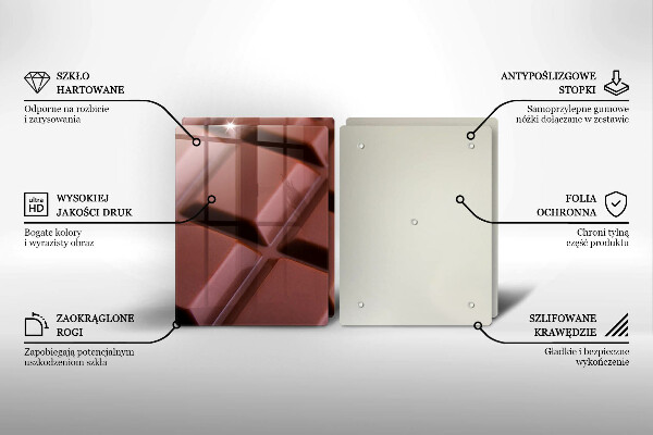 Kitchen worktop saver Chocolate squares