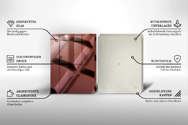 Kitchen worktop saver Chocolate squares