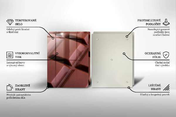 Kitchen worktop saver Chocolate squares