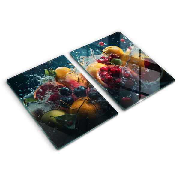 Kitchen worktop saver Fruits in water