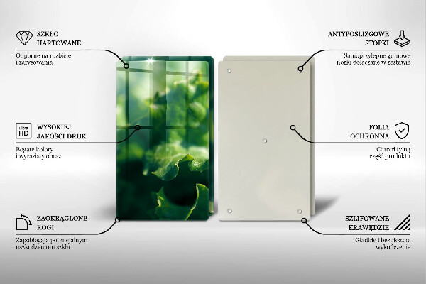 Kitchen worktop saver Lettuce leaves