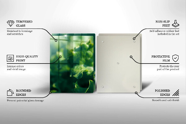 Kitchen worktop saver Lettuce leaves