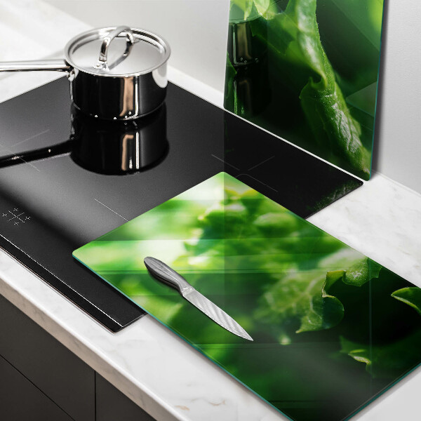 Kitchen worktop saver Lettuce leaves