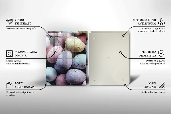 Kitchen worktop saver Easter eggs