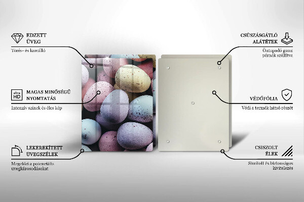 Kitchen worktop saver Easter eggs