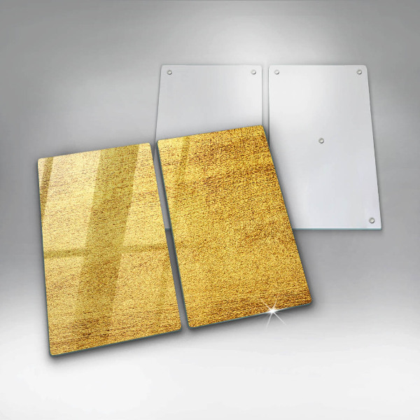 Kitchen worktop saver Yellow abstraction