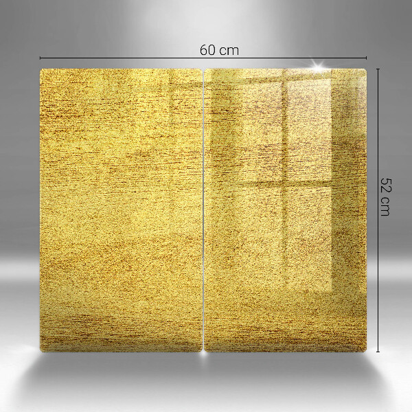 Kitchen worktop saver Yellow abstraction