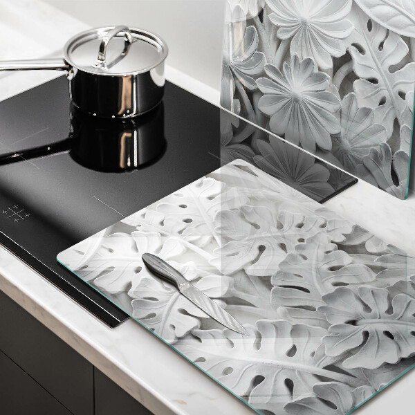 Kitchen worktop saver White flowers