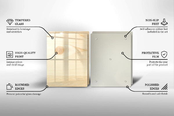 Kitchen worktop saver Wooden plank