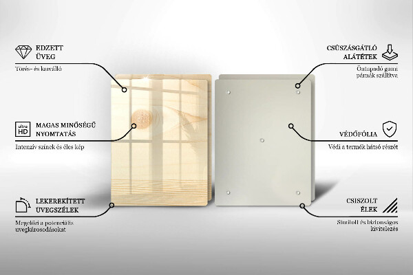 Kitchen worktop saver Wooden plank