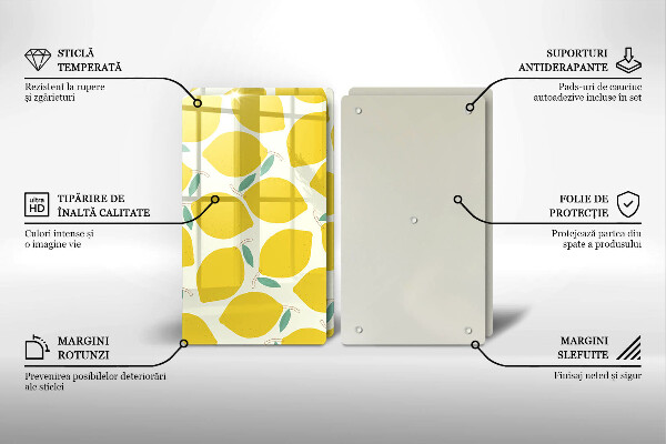 Kitchen worktop saver Illustratuion lemons