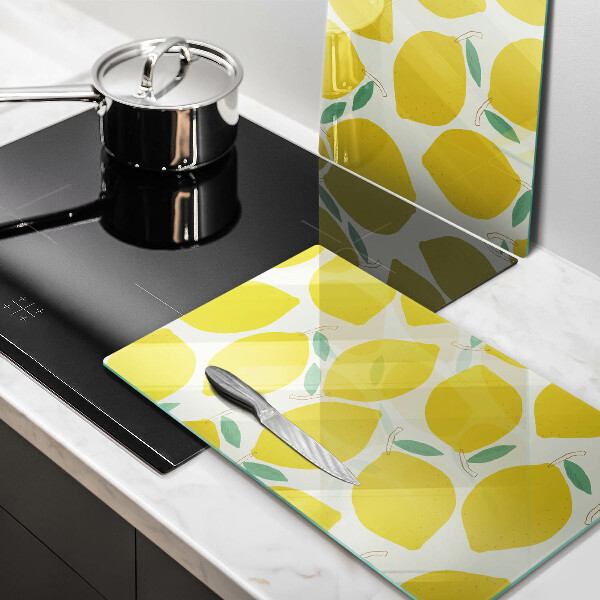 Kitchen worktop saver Illustratuion lemons