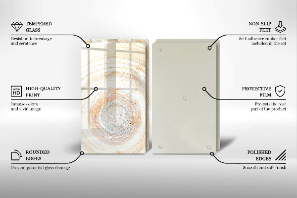 Kitchen worktop saver Wood texture