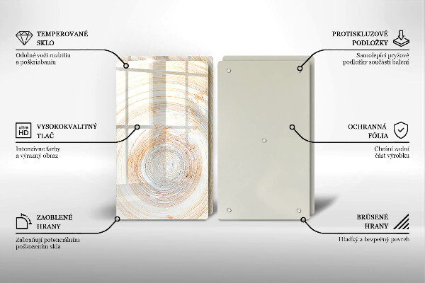 Kitchen worktop saver Wood texture