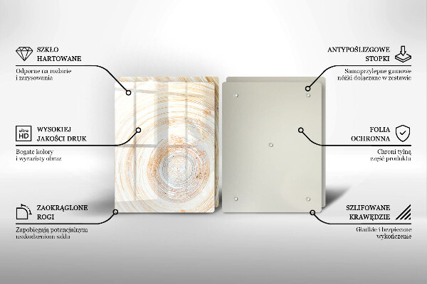 Kitchen worktop saver Wood texture