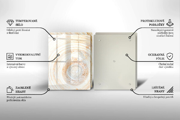 Kitchen worktop saver Wood texture