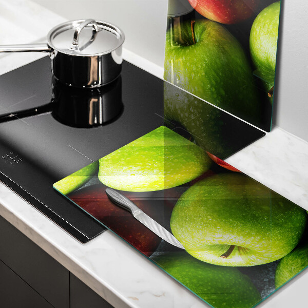Glass worktop saver Juicy apples