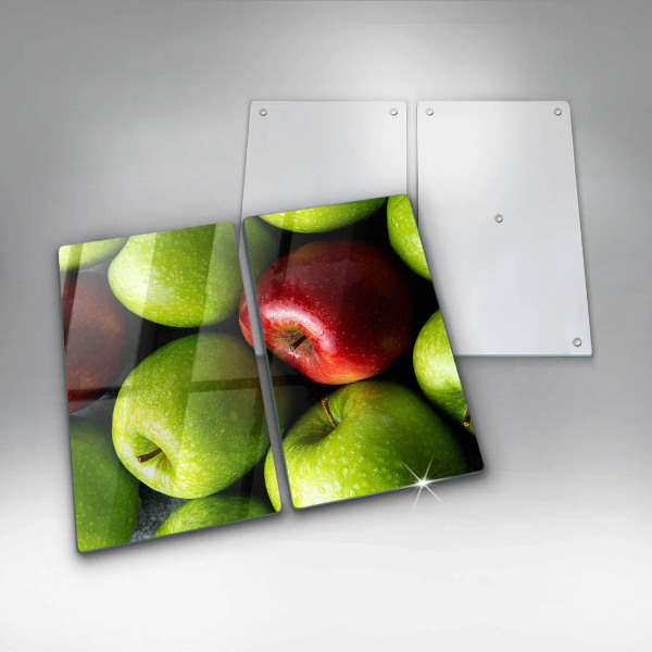 Glass worktop saver Juicy apples