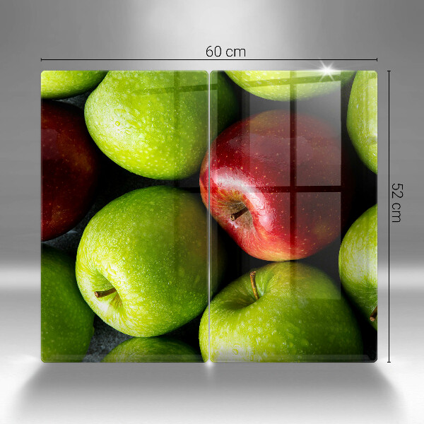 Glass worktop saver Juicy apples