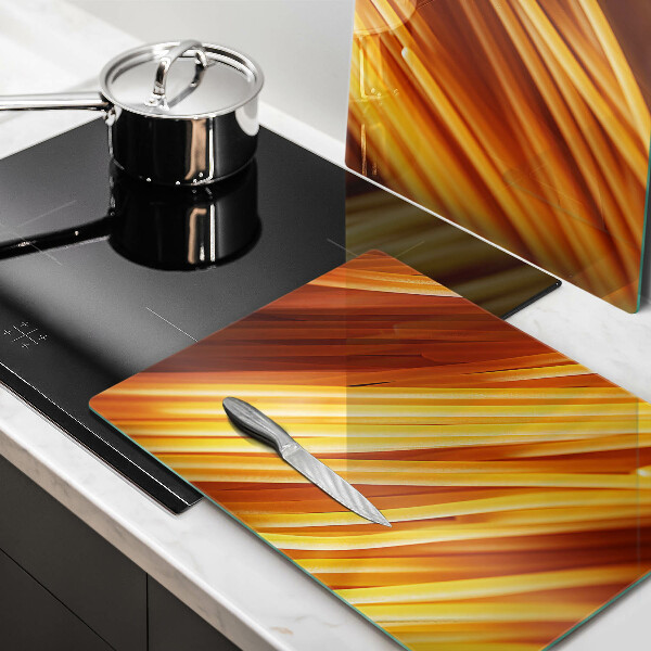 Glass worktop saver Spaghetti pasta