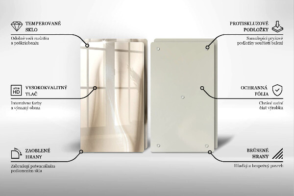 Glass worktop saver Ice cream