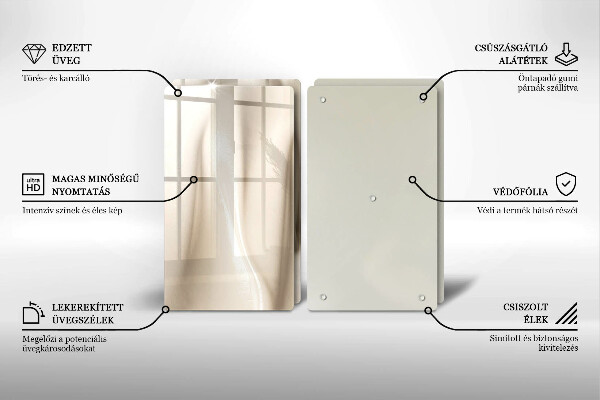 Glass worktop saver Ice cream