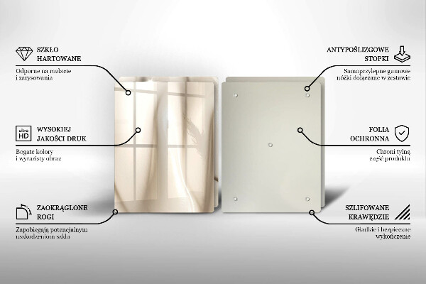 Glass worktop saver Ice cream