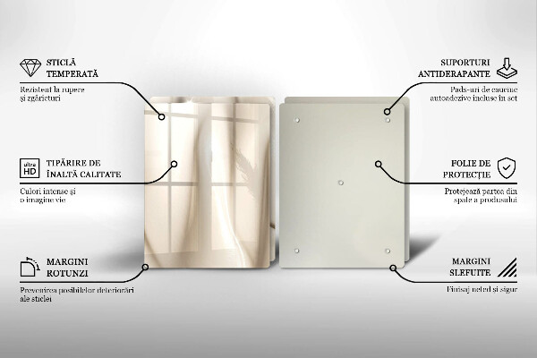 Glass worktop saver Ice cream