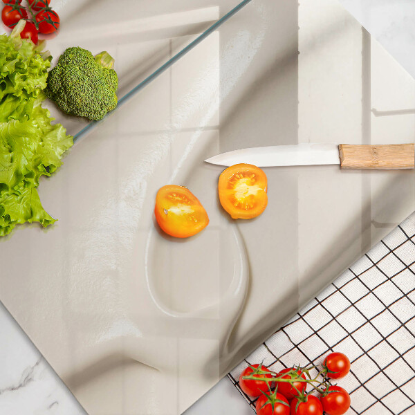 Glass worktop saver Ice cream